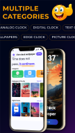 Clock Wallpaper - Analog Clock APK screenshot