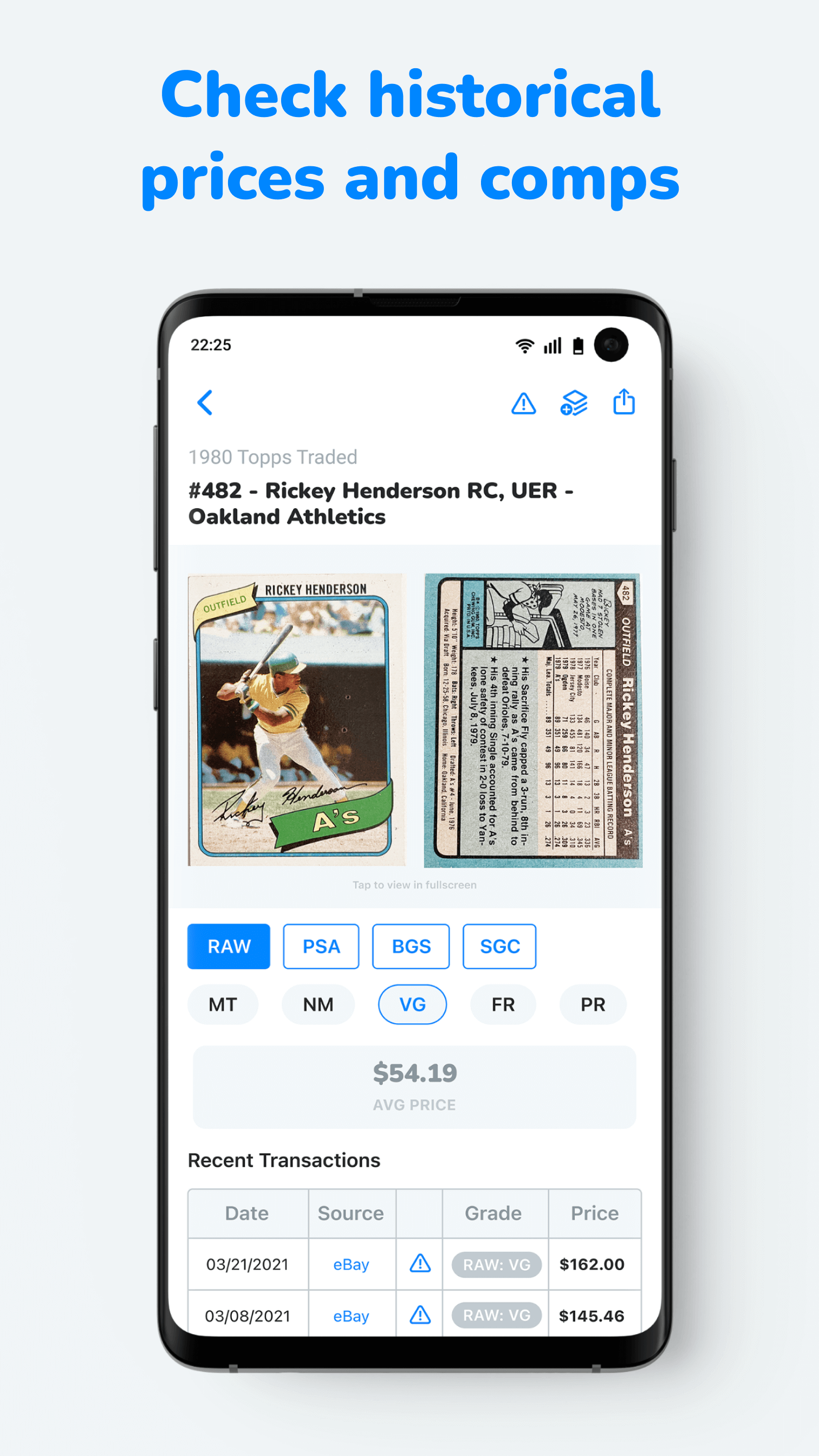 CollX: Sports Card Scanner APK screenshot