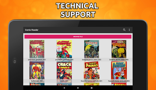 Comic Book Reader (cbz/cbr) APK screenshot