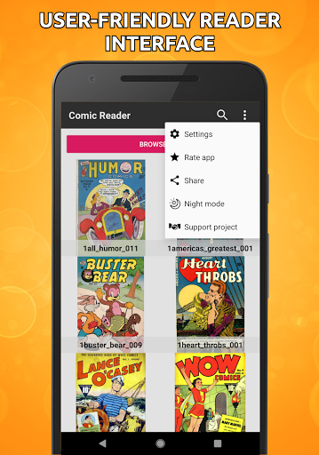 Comic Book Reader (cbz/cbr) APK screenshot