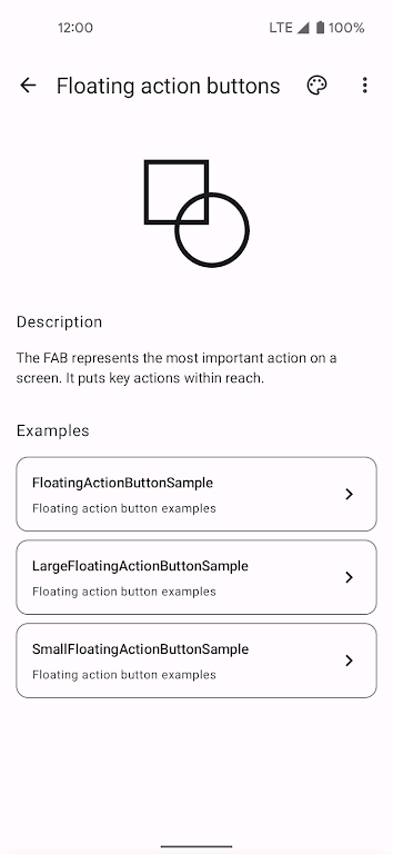 Compose Material Catalog APK screenshot