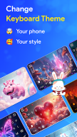 Cool & Fancy Keyboard Themes APK screenshot