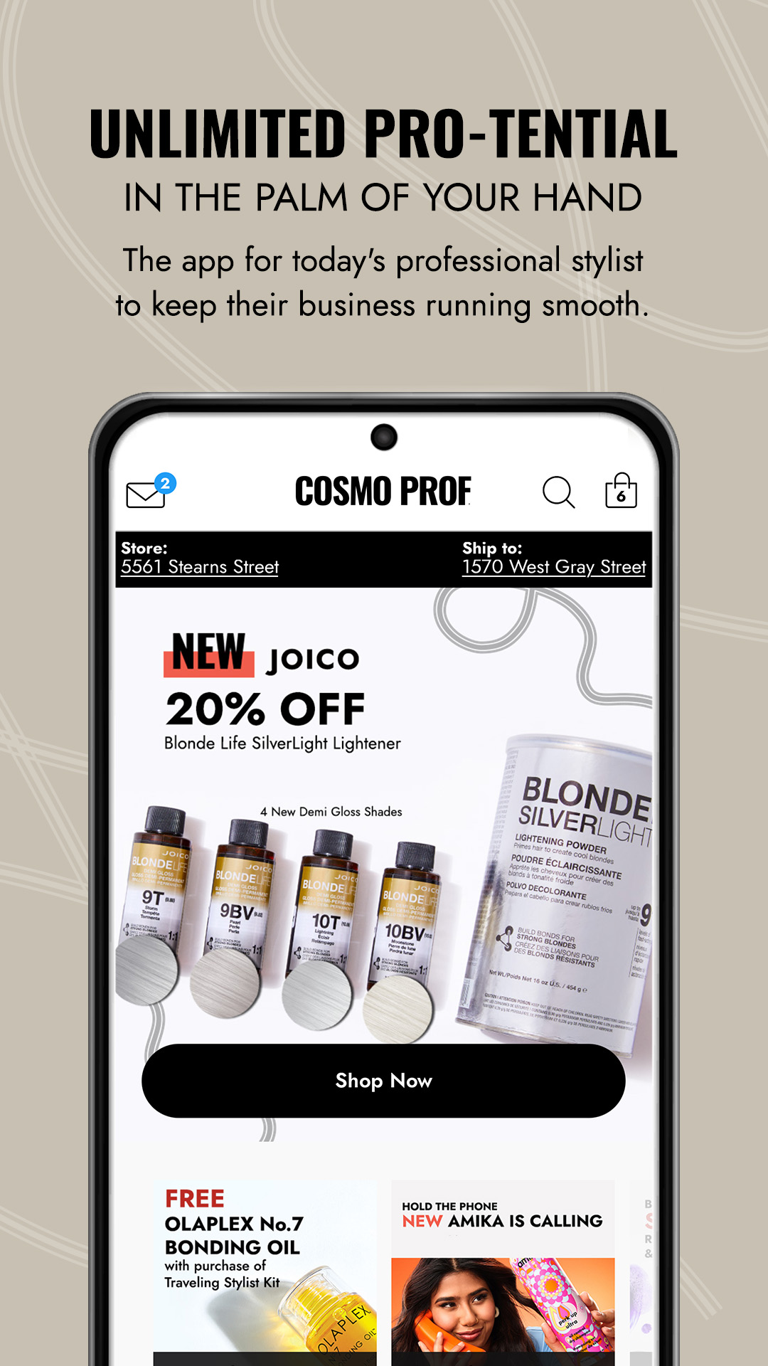 CosmoProf Beauty APK screenshot