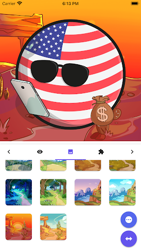 Countryballs Stickers APK screenshot