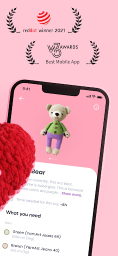 Crochet row counter & patterns APK screenshot
