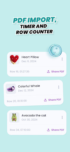 Crochet row counter & patterns APK screenshot