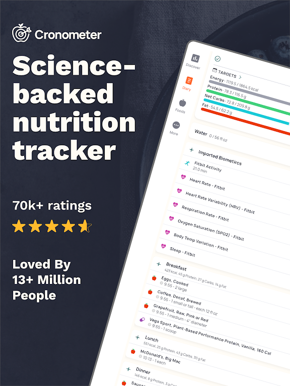Cronometer APK screenshot