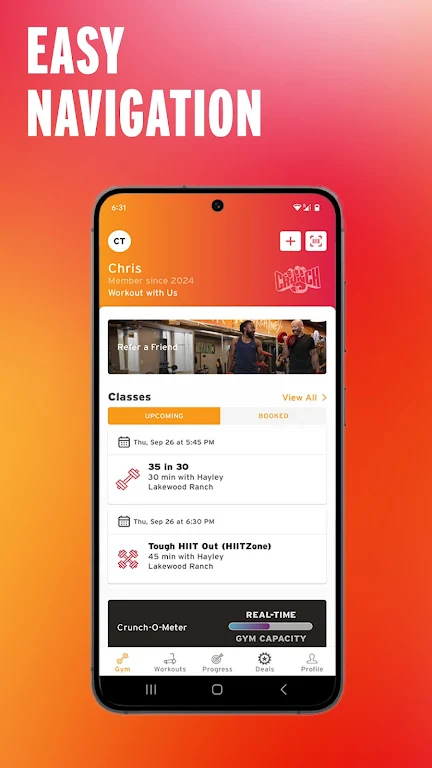 Crunch Fitness APK screenshot