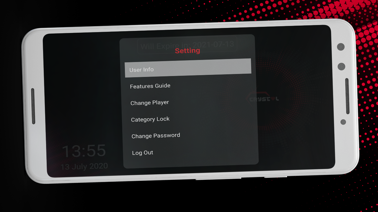 Crystal OTT - ActiveCode APK screenshot