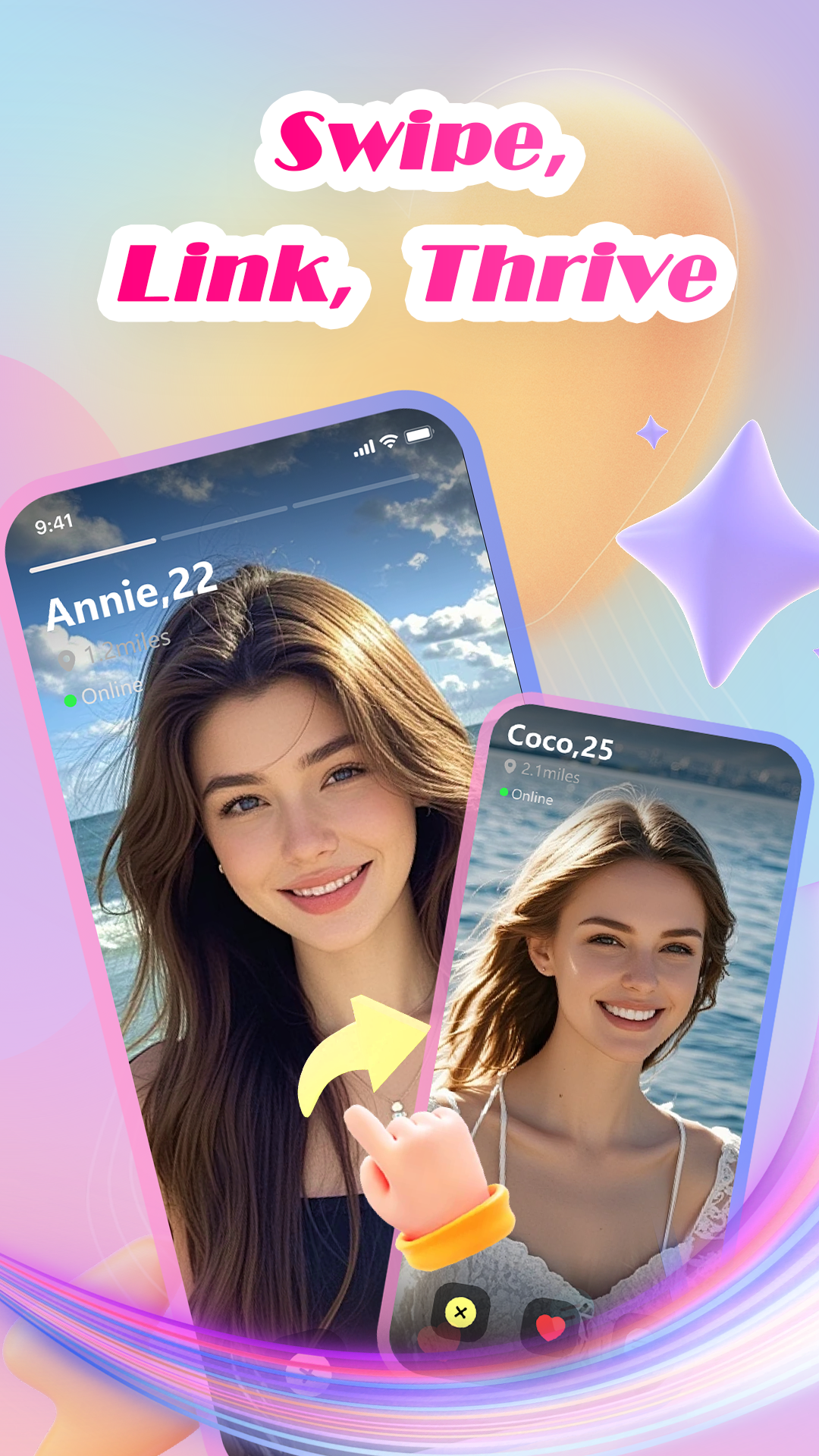 CupidGo-Swipe,Link,Chat APK screenshot