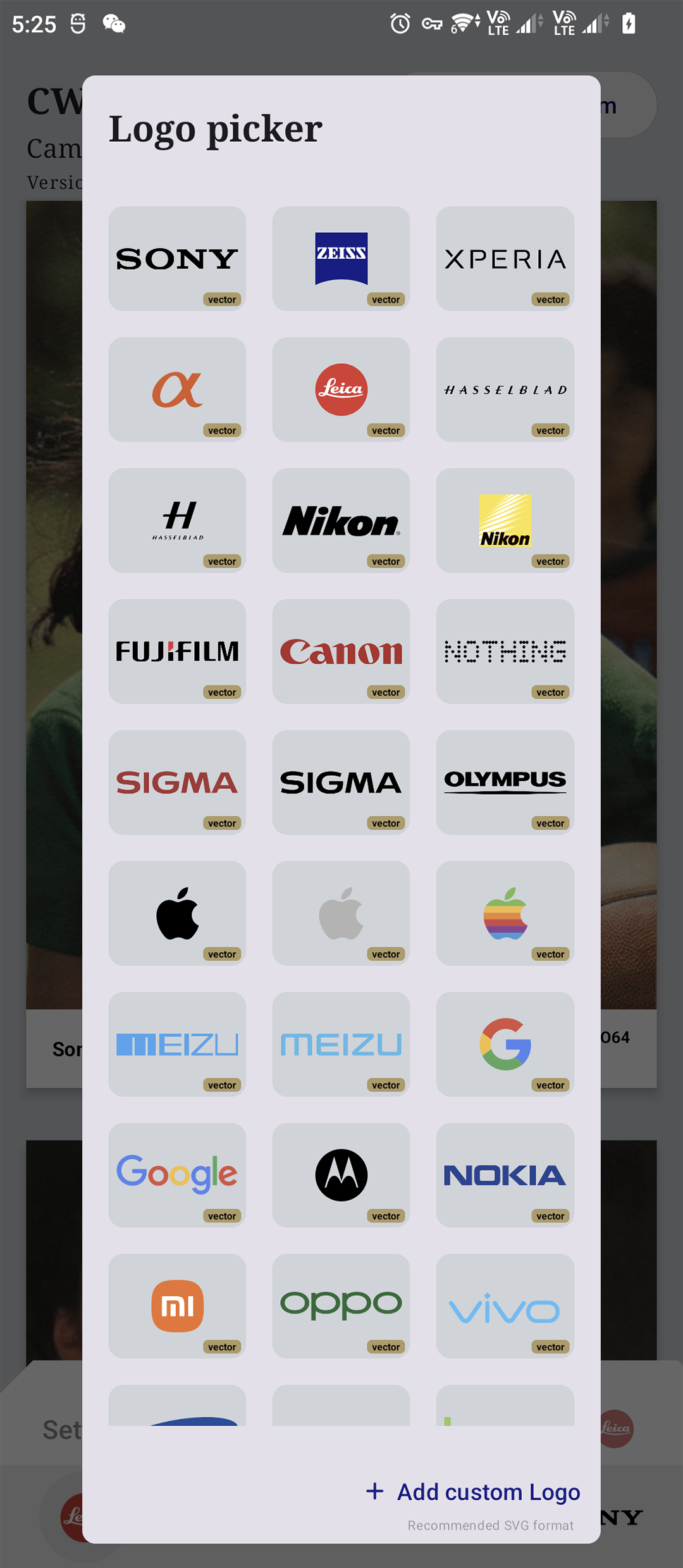CWM Camera watermark frame APK screenshot