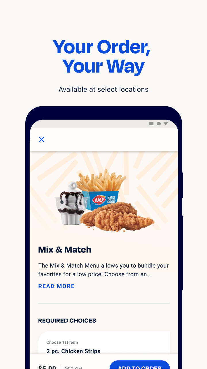 Dairy Queen® Food & Treats APK screenshot