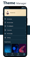 Dark Emui-9.1 Theme for Huawei APK screenshot