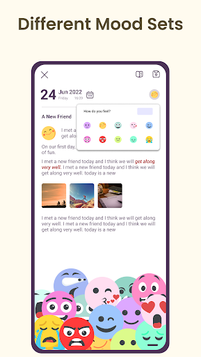 Daynote | Diary with Lock APK screenshot