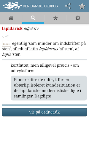 Den Danske Ordbog APK 3