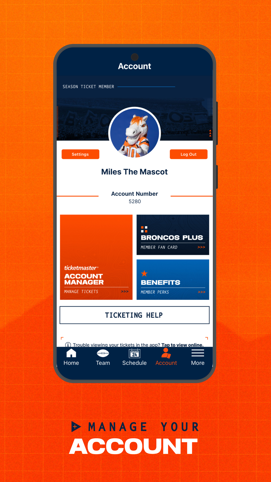 Denver Broncos APK screenshot