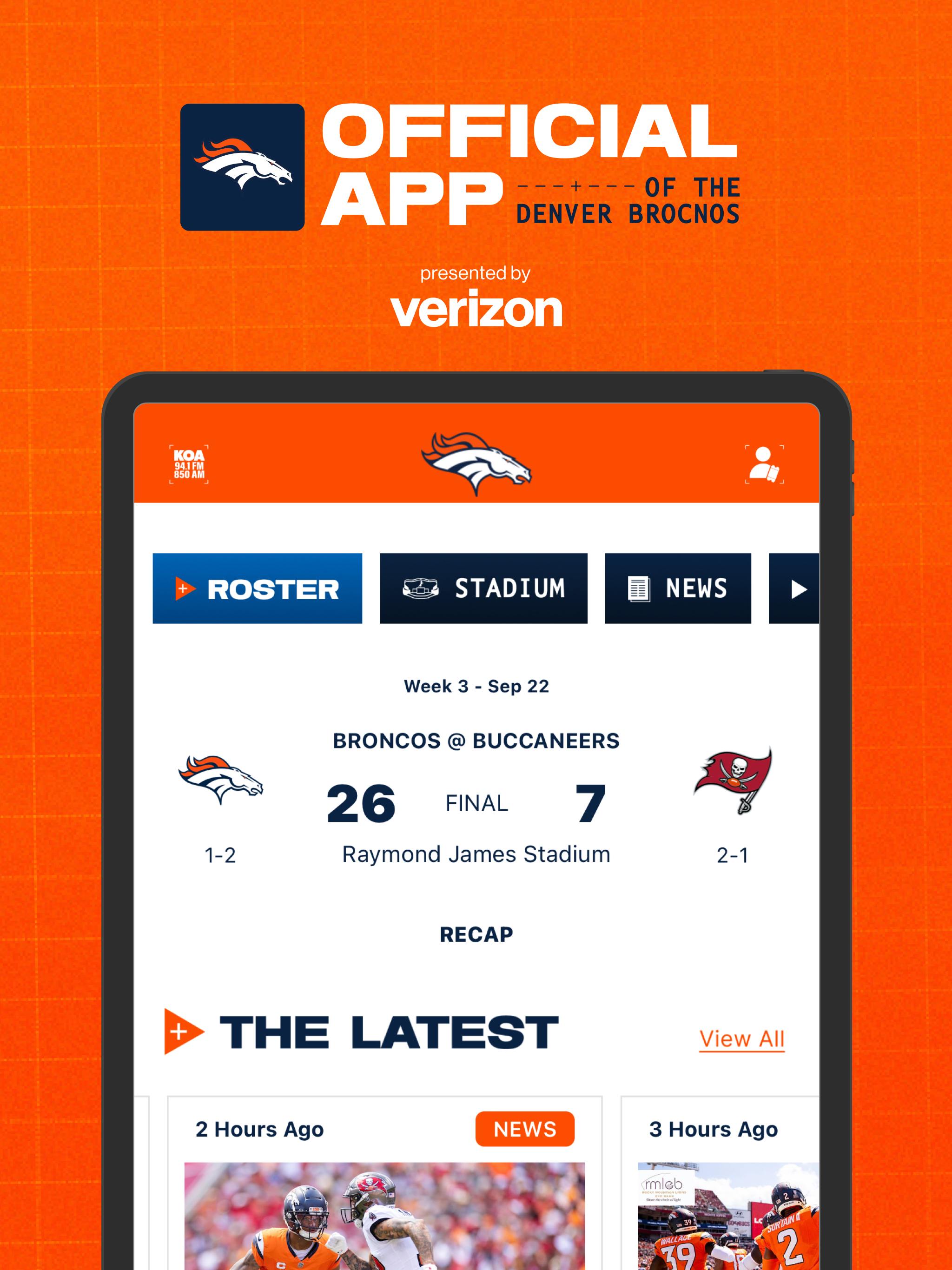 Denver Broncos APK screenshot
