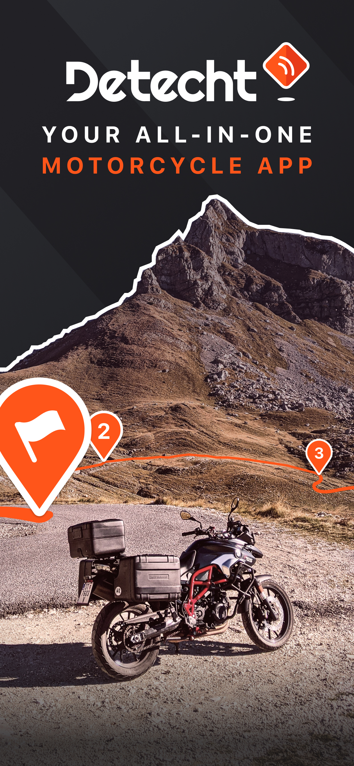 Detecht - Motorcycle App & GPS APK screenshot