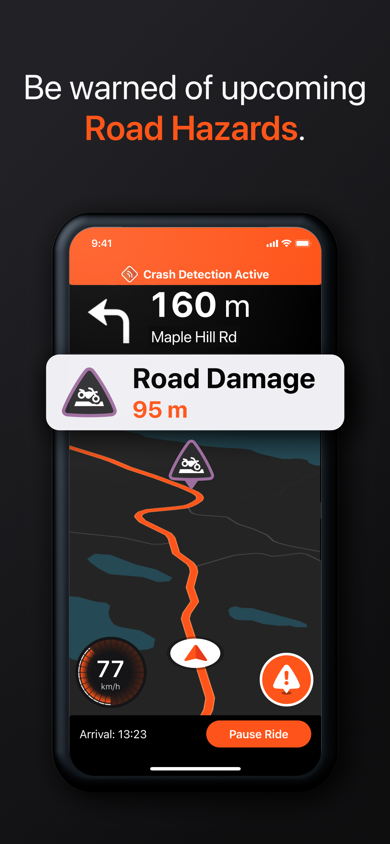 Detecht - Motorcycle App & GPS APK screenshot