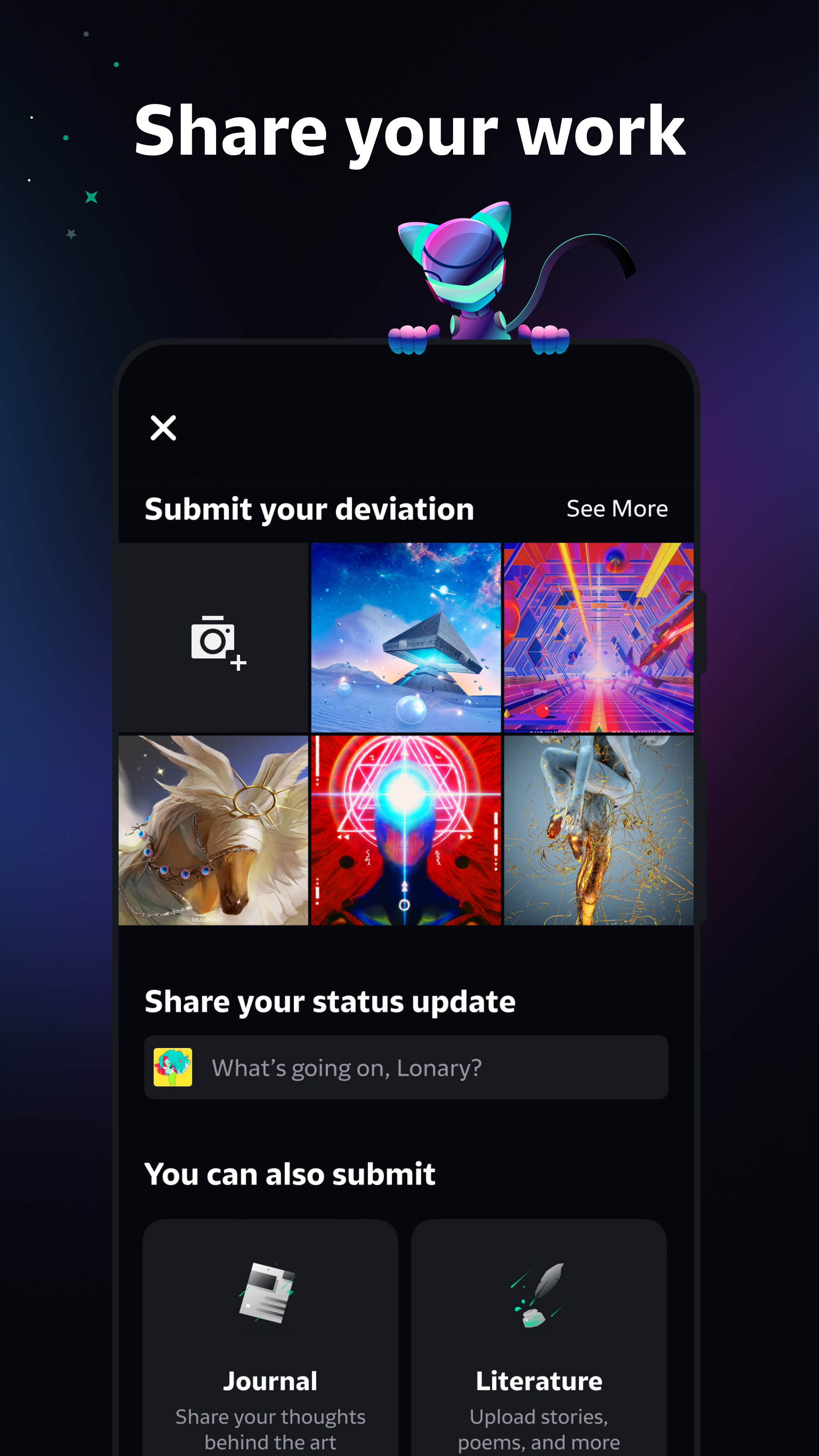 DeviantArt APK screenshot
