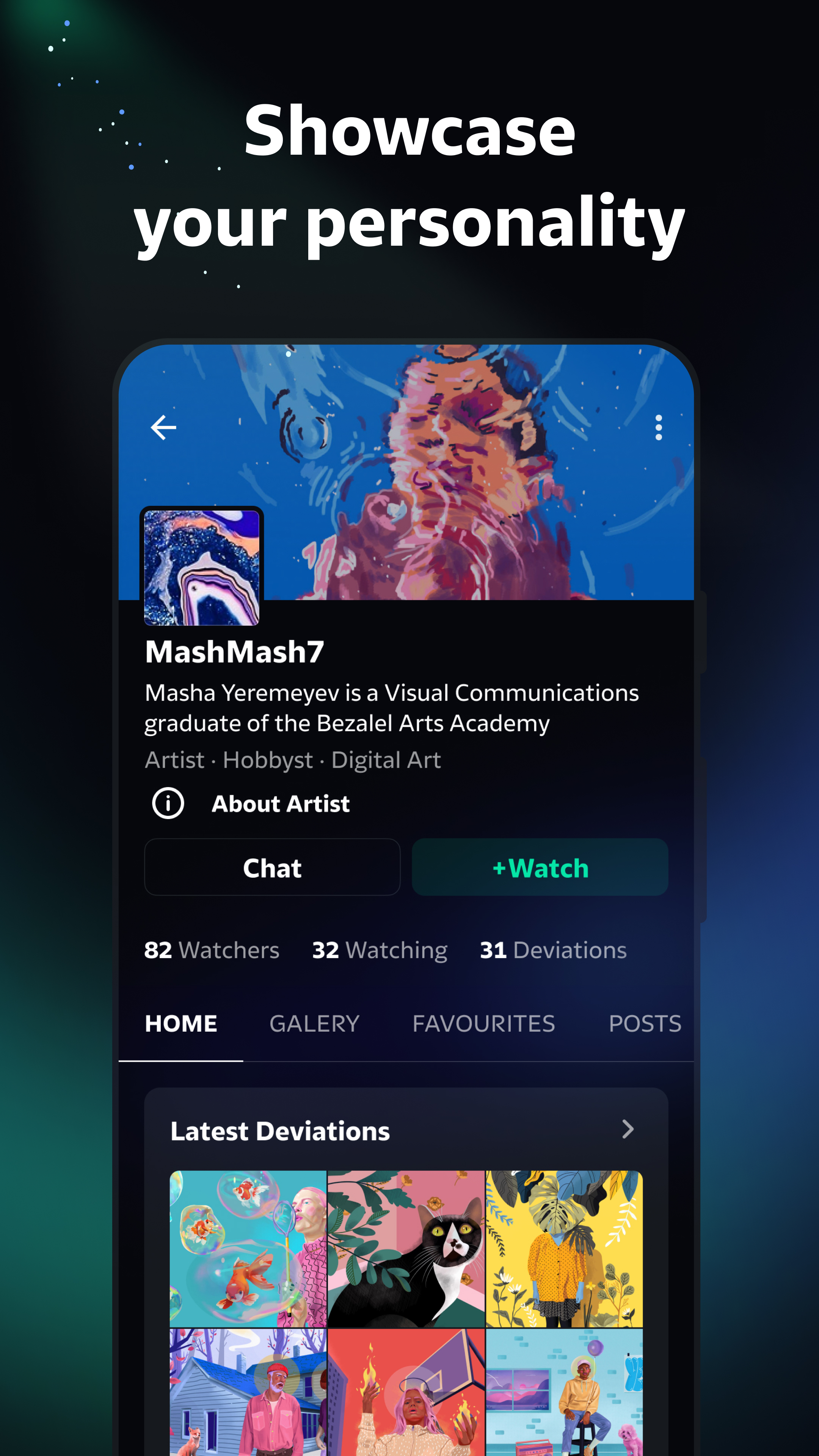 DeviantArt APK screenshot