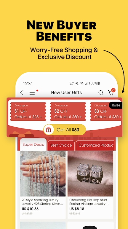DHgate APK screenshot