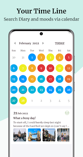 Diary & Journal with lock APK screenshot