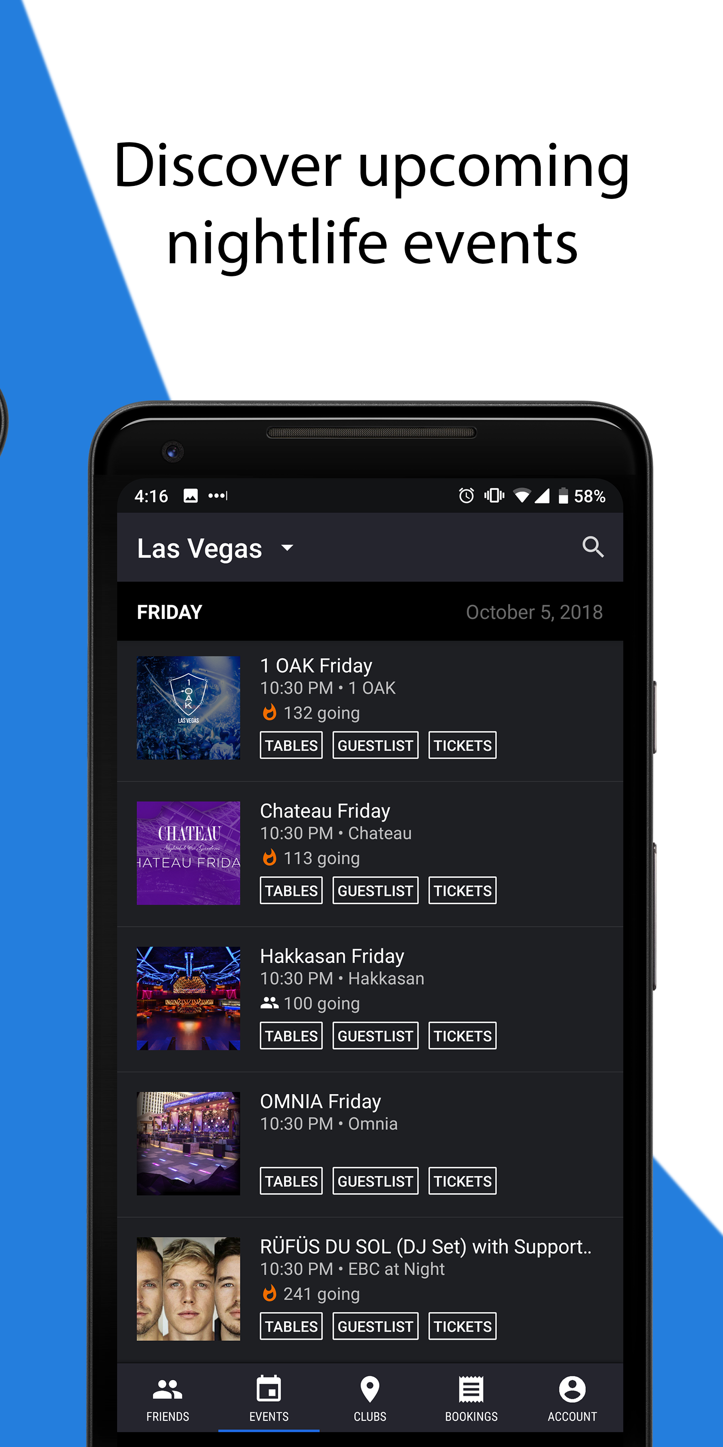 Discotech: Nightlife/Festivals APK screenshot