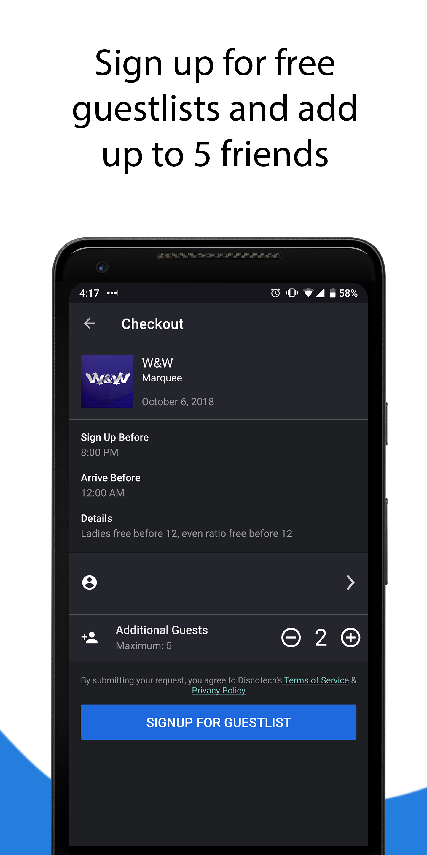 Discotech: Nightlife/Festivals APK screenshot