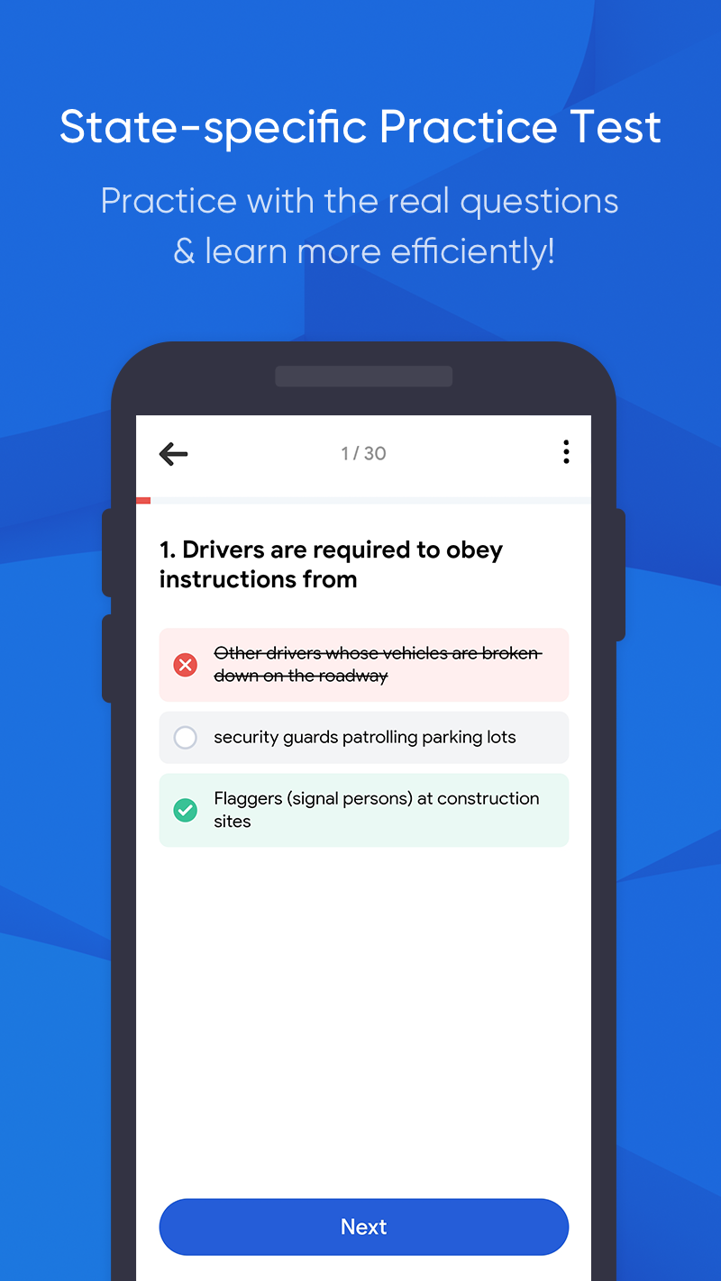 DMV Practice Test Pro 2025 APK screenshot