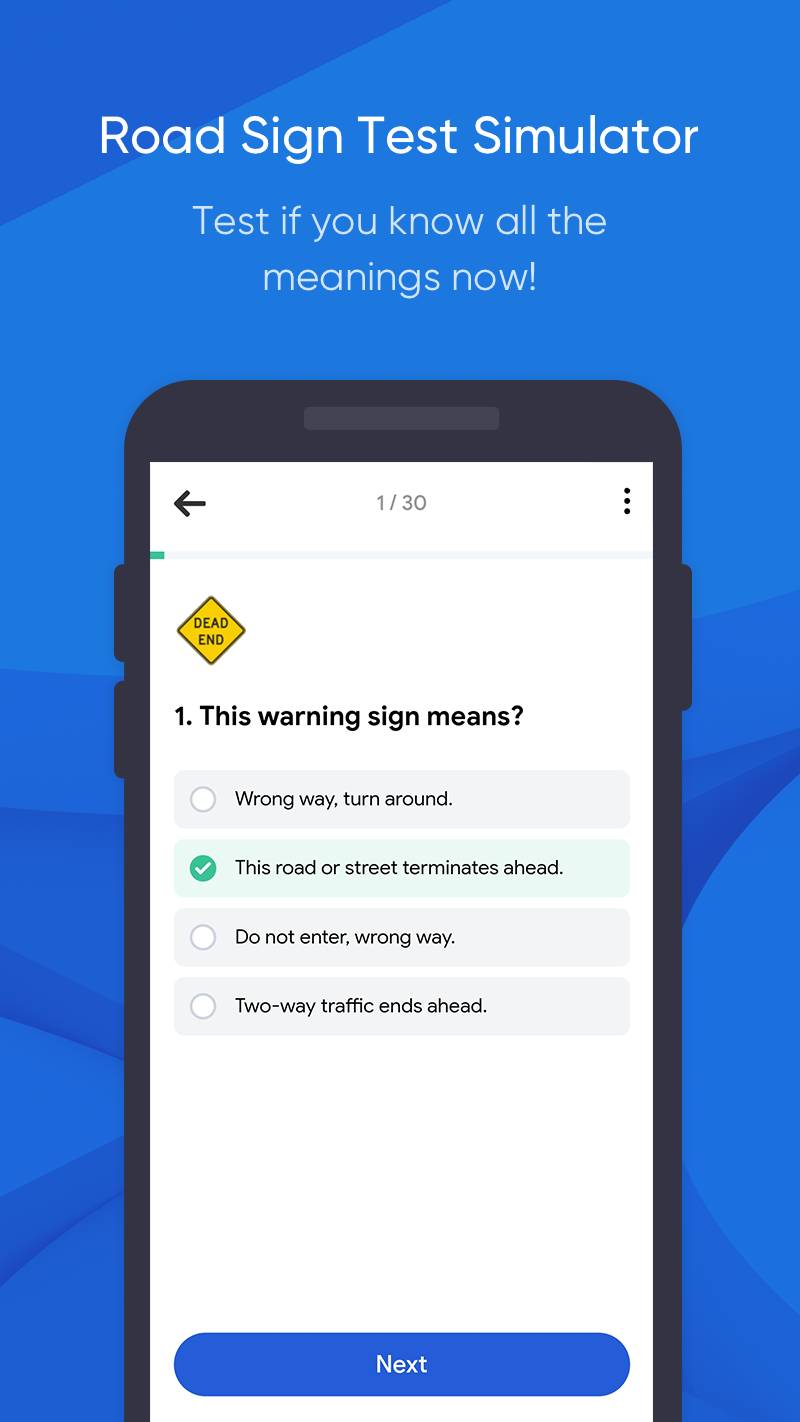 DMV Practice Test Pro 2025 APK screenshot