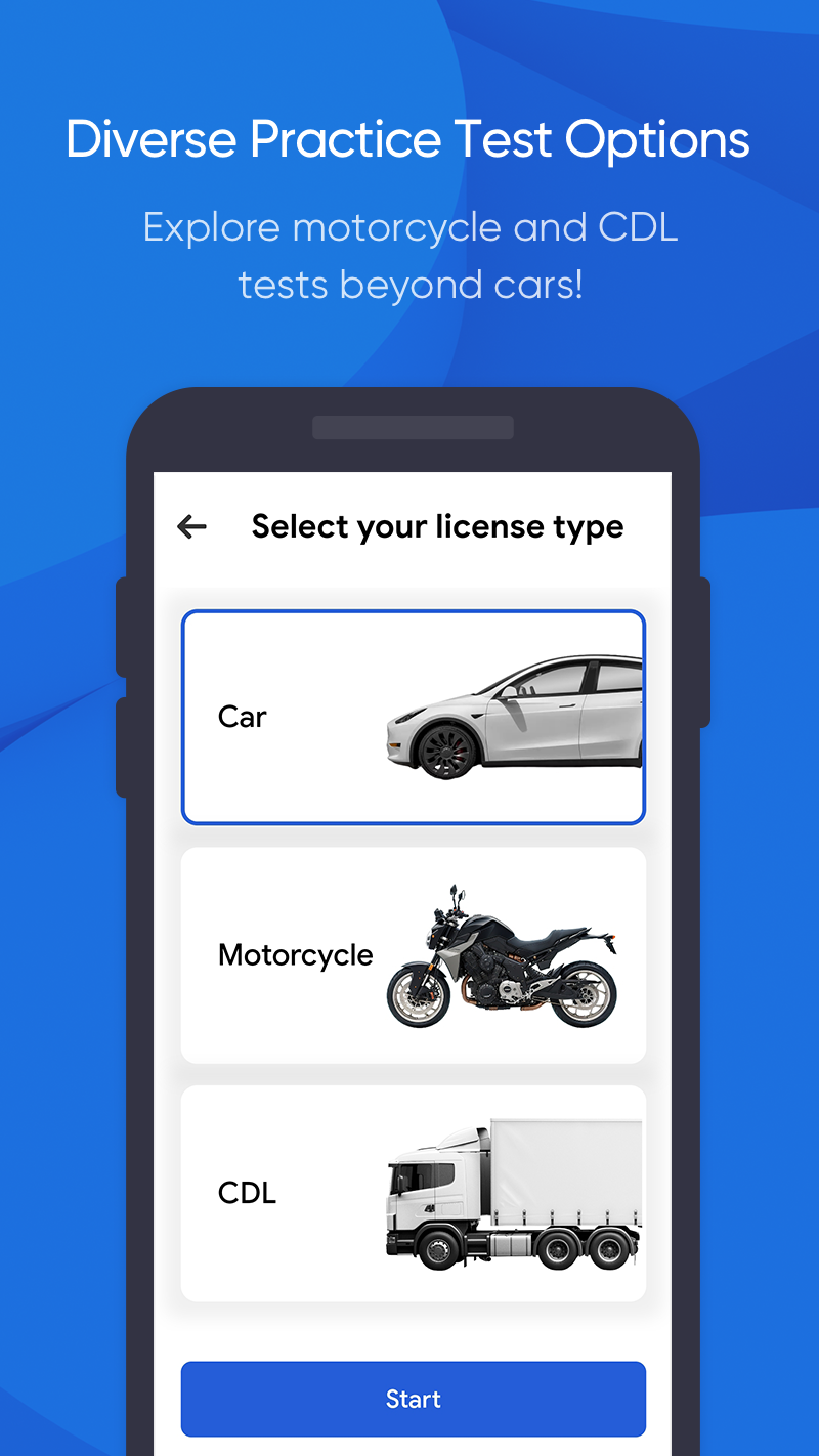 DMV Practice Test Pro 2025 APK screenshot