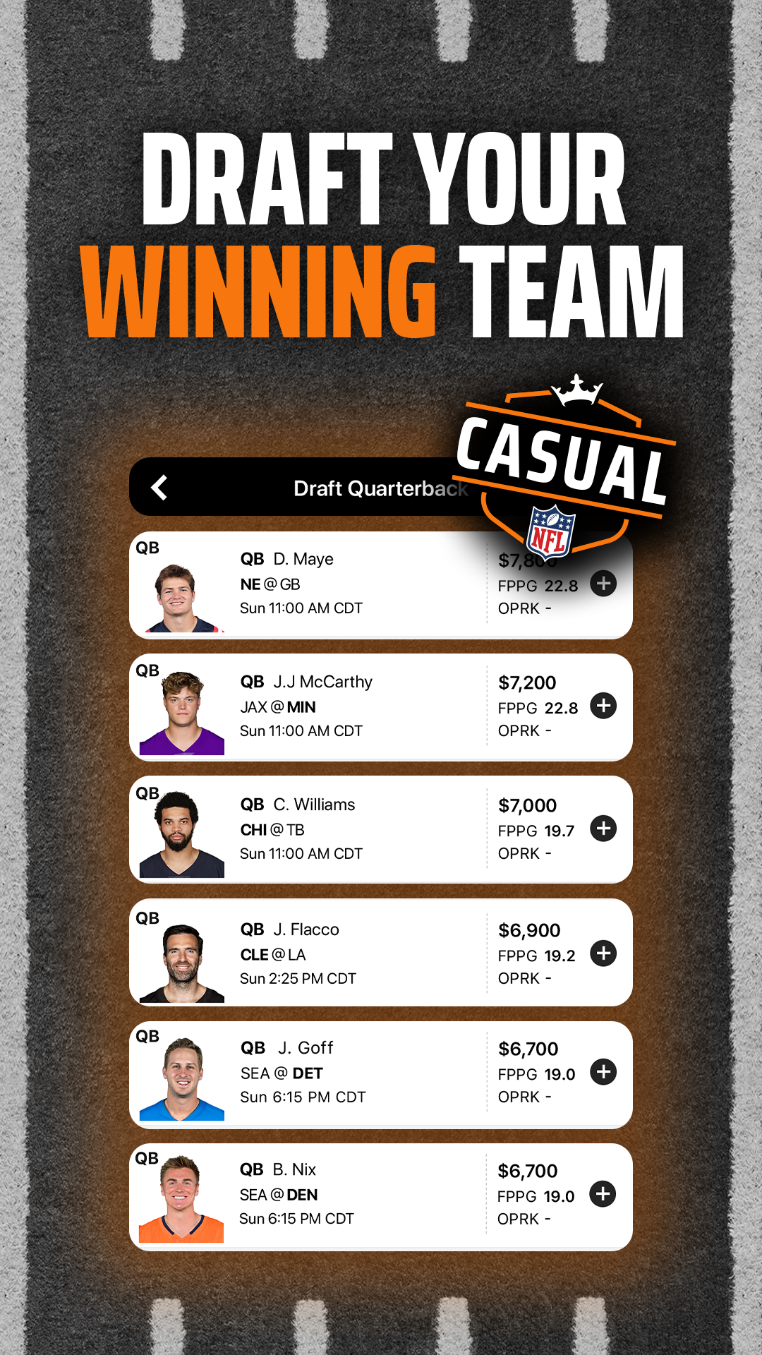 DraftKings APK screenshot