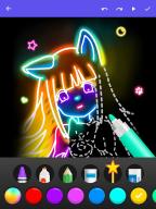 Draw Glow Comics APK screenshot