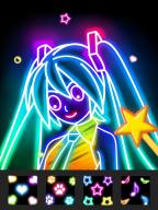 Draw Glow Comics APK screenshot