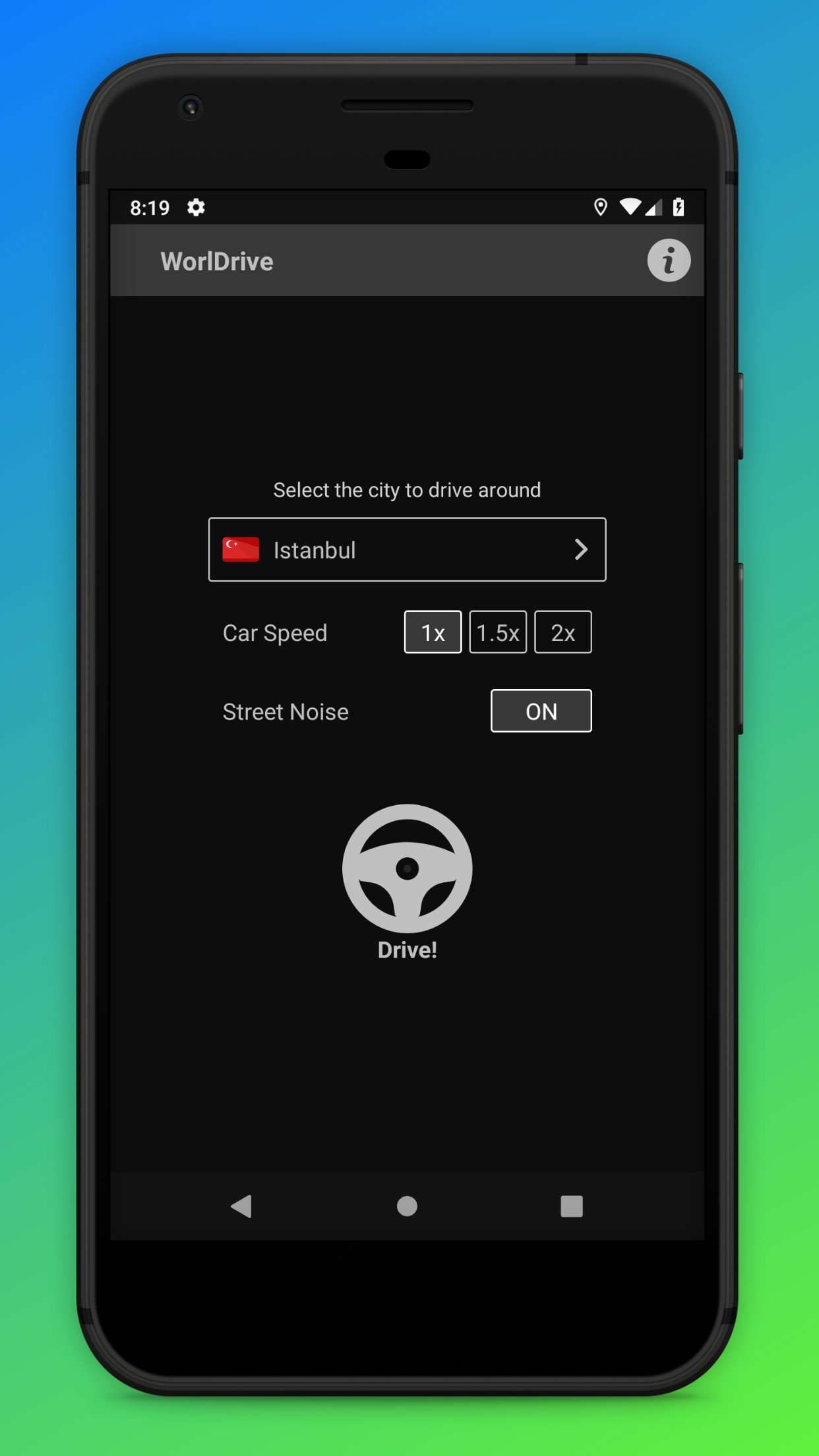 Drive & Listen : WorlDrive screenshot