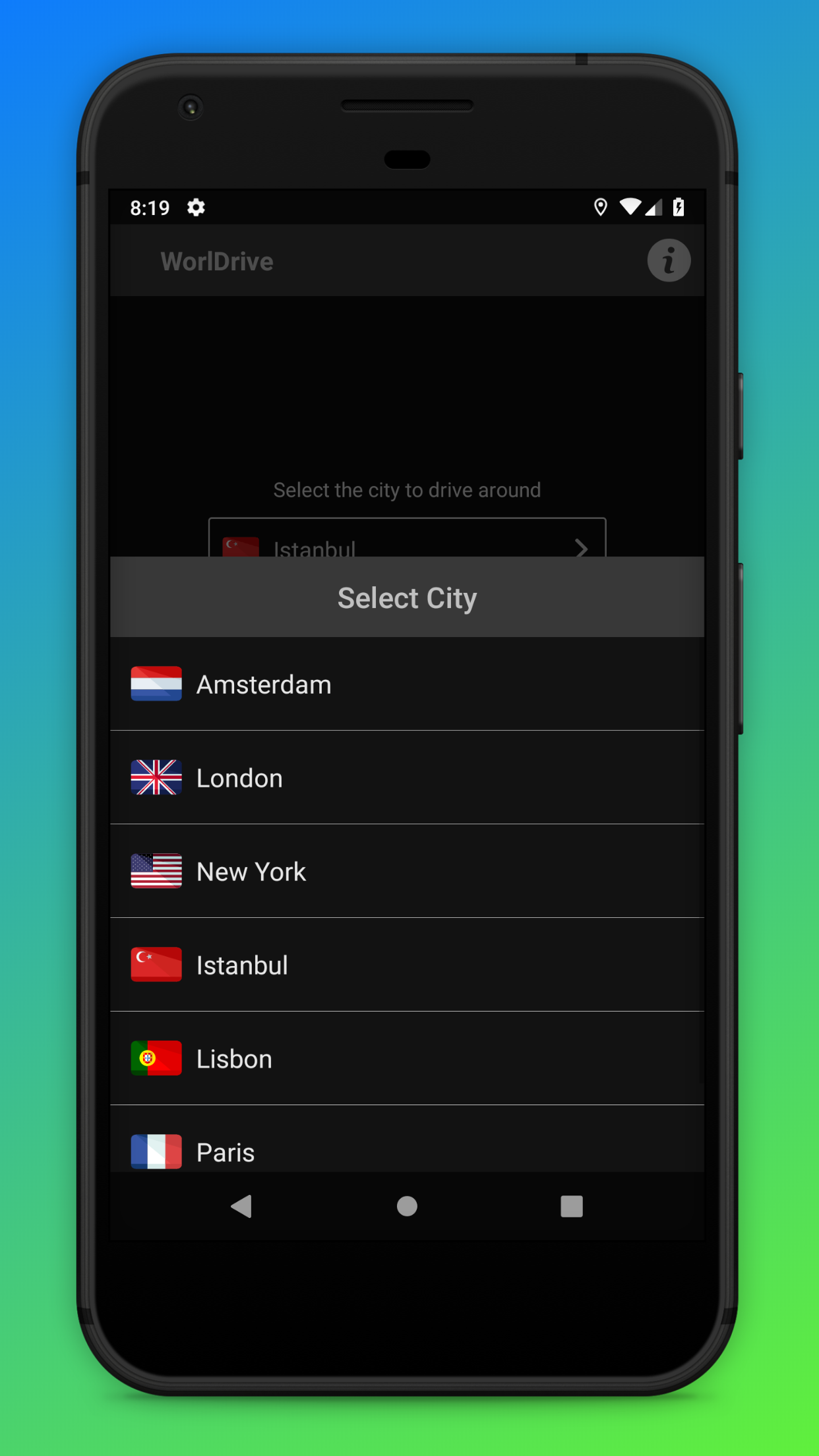Drive & Listen : WorlDrive screenshot