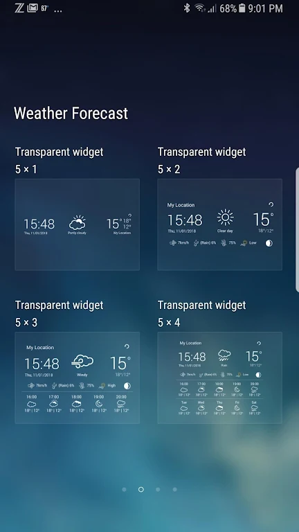 Прогноз погоды APK screenshot