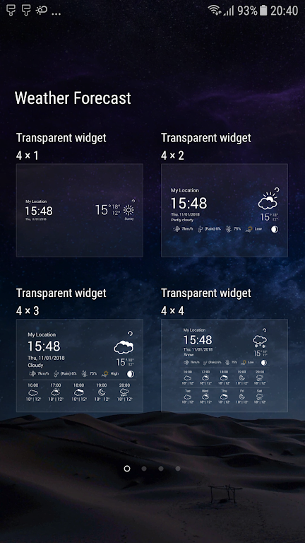 Прогноз погоды APK screenshot