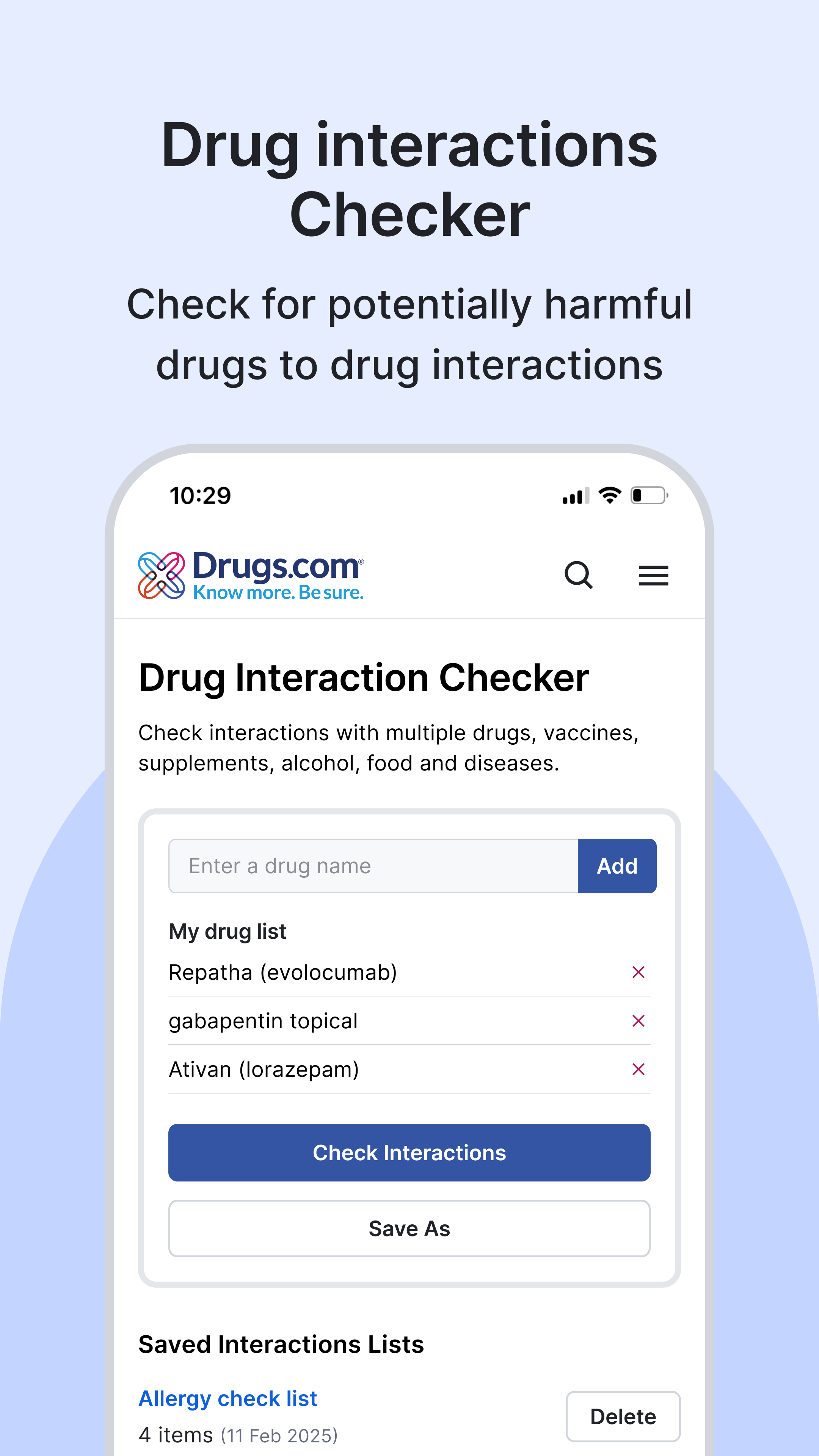Drugs.com Medication Guide APK screenshot