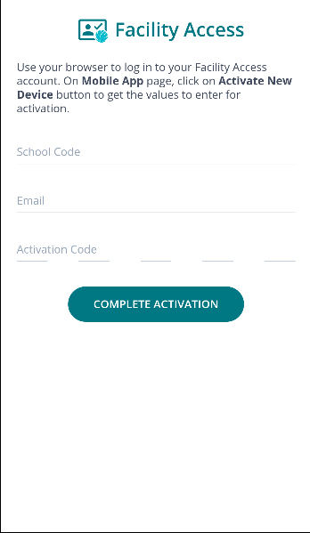 DSE Facility Access APK screenshot
