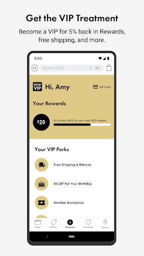 DSW Designer Shoe Warehouse APK screenshot