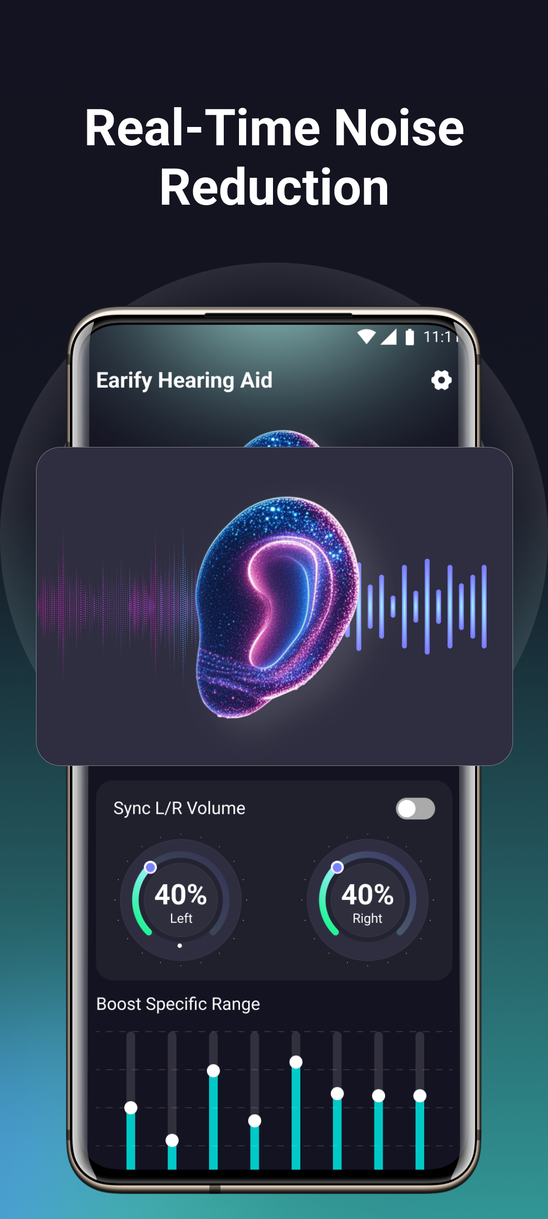 Earify Volume Booster Louder APK screenshot