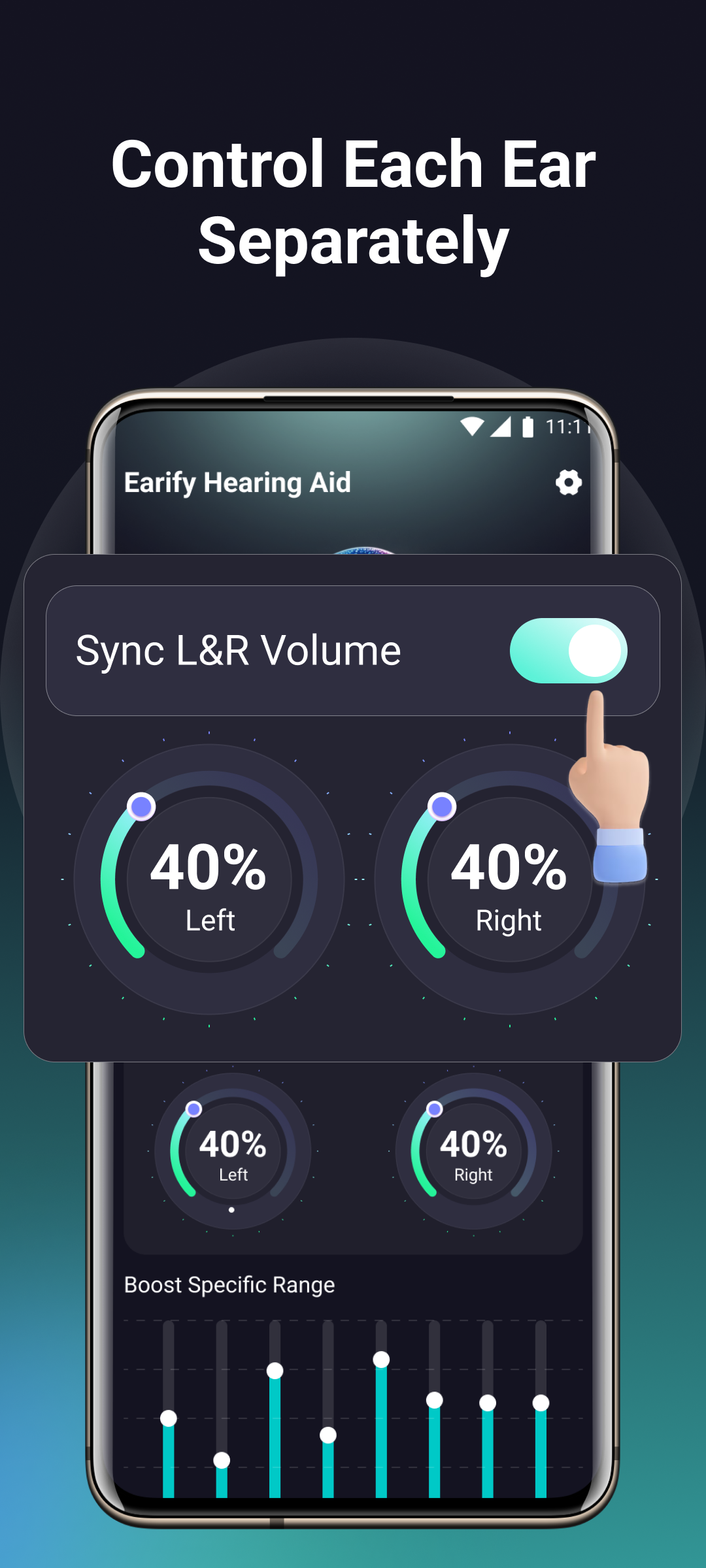 Earify Volume Booster Louder APK screenshot