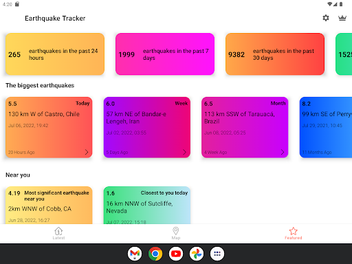 Earthquake App - Tracker, Map APK screenshot