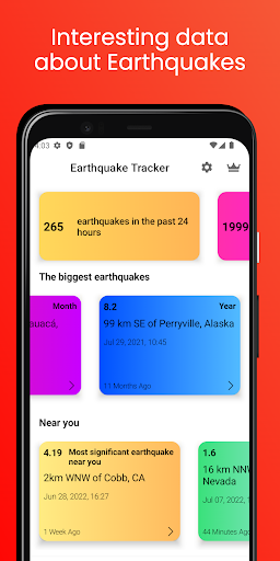 Earthquake App - Tracker, Map APK screenshot
