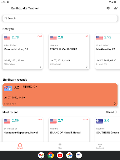 Earthquake App - Tracker, Map APK screenshot