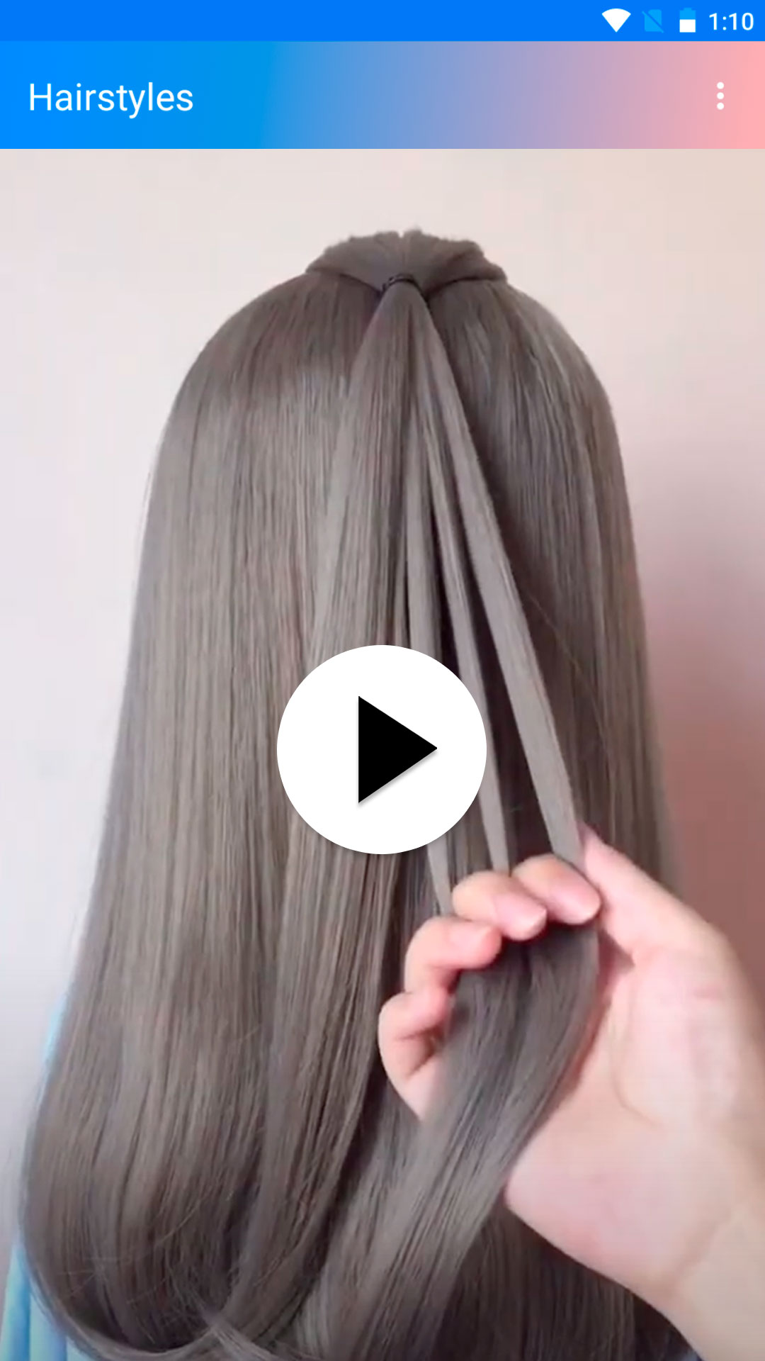 Easy hairstyles step by step APK screenshot