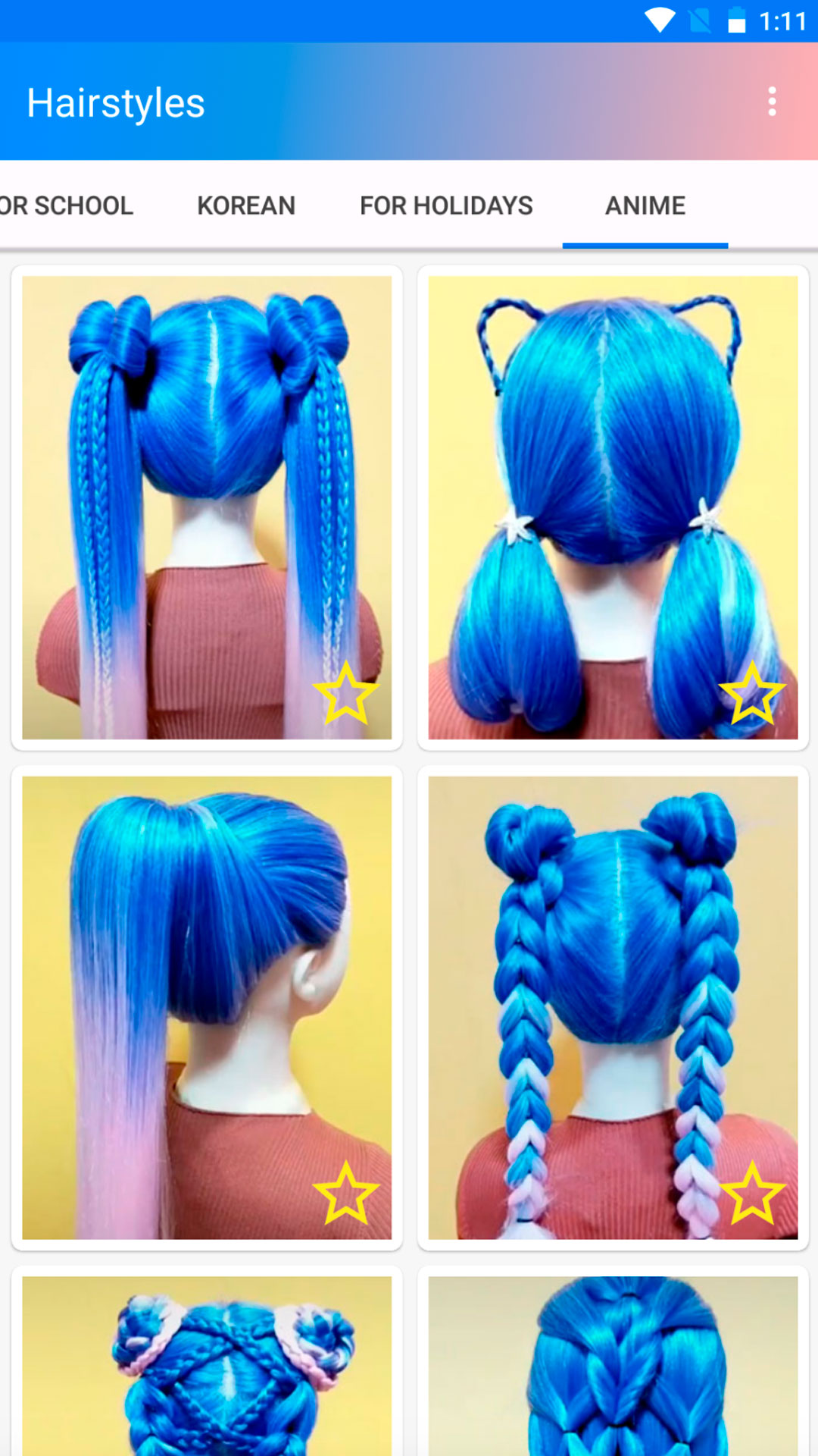 Easy hairstyles step by step APK screenshot