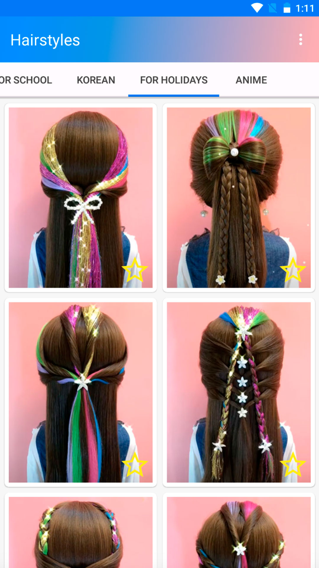 Easy hairstyles step by step APK screenshot